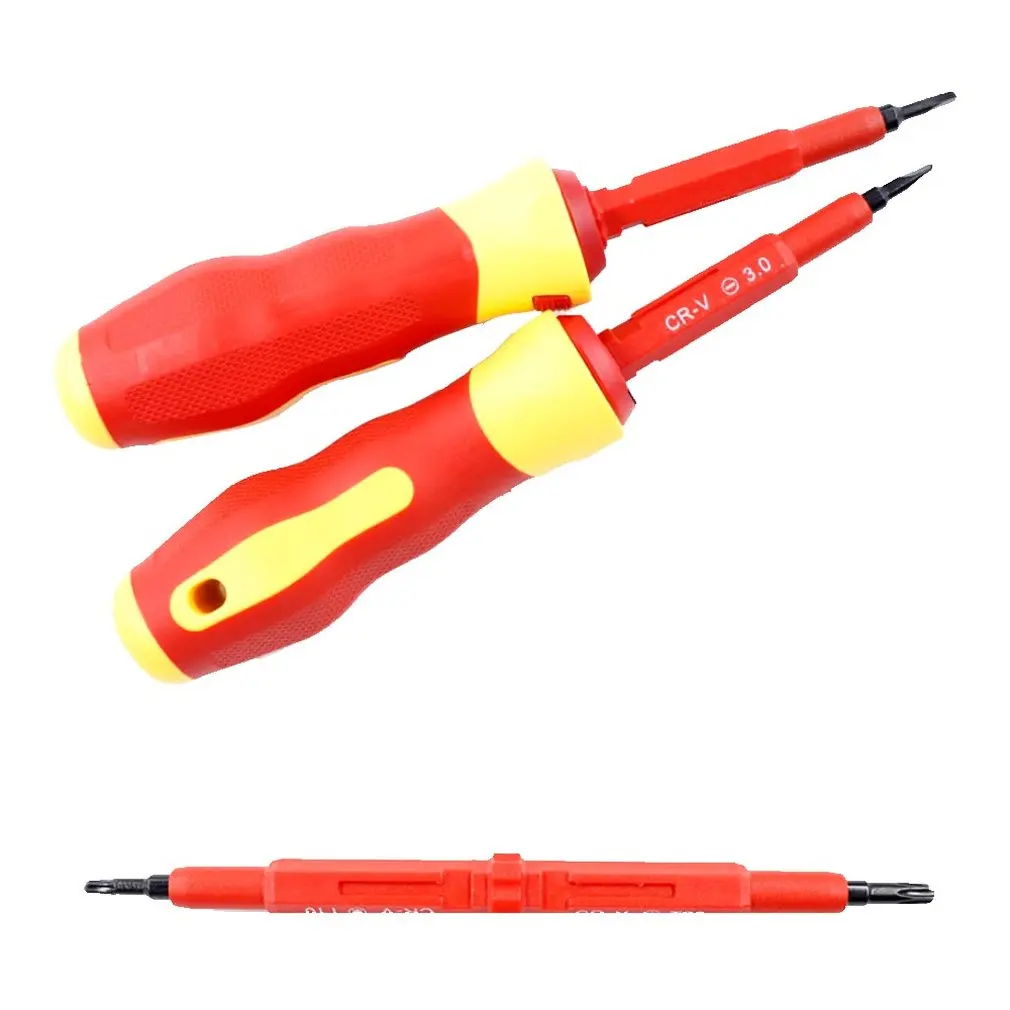 8 шт./партия многофункциональная Магнитная электрическая изоляционная отвертка