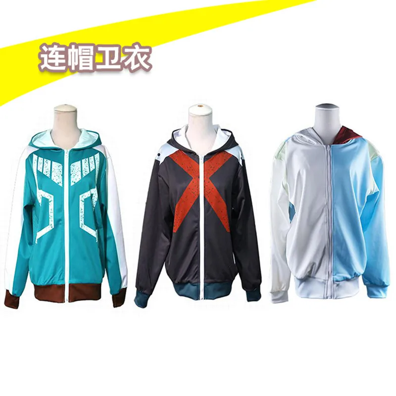 Аниме Мой герой Academy Boku no Hero костюмы для косплея мидория изуку Bakugou Katsuki Todoroki