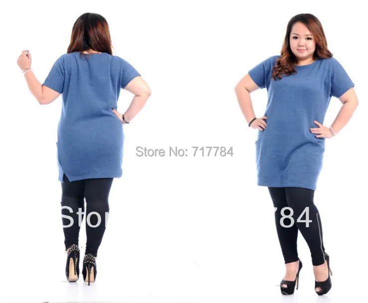 Brand Designer Dress Stars Style Fat Women Cashmere Plus Big Size Fashion Short Sleeve LargeLoose BasicElegant dressPWD010 | Женская