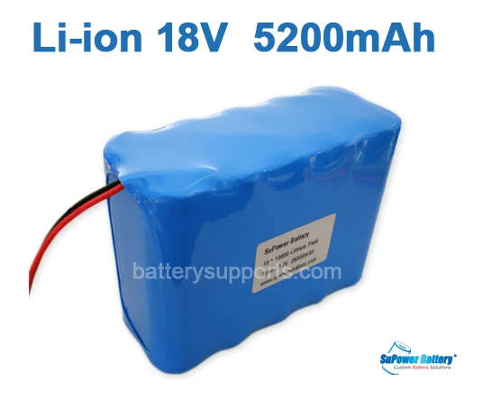 SuPower 18V 18 5 V 20V 21V 5200mAh литий ионная аккумуляторная батарея Max 4A со встроенной