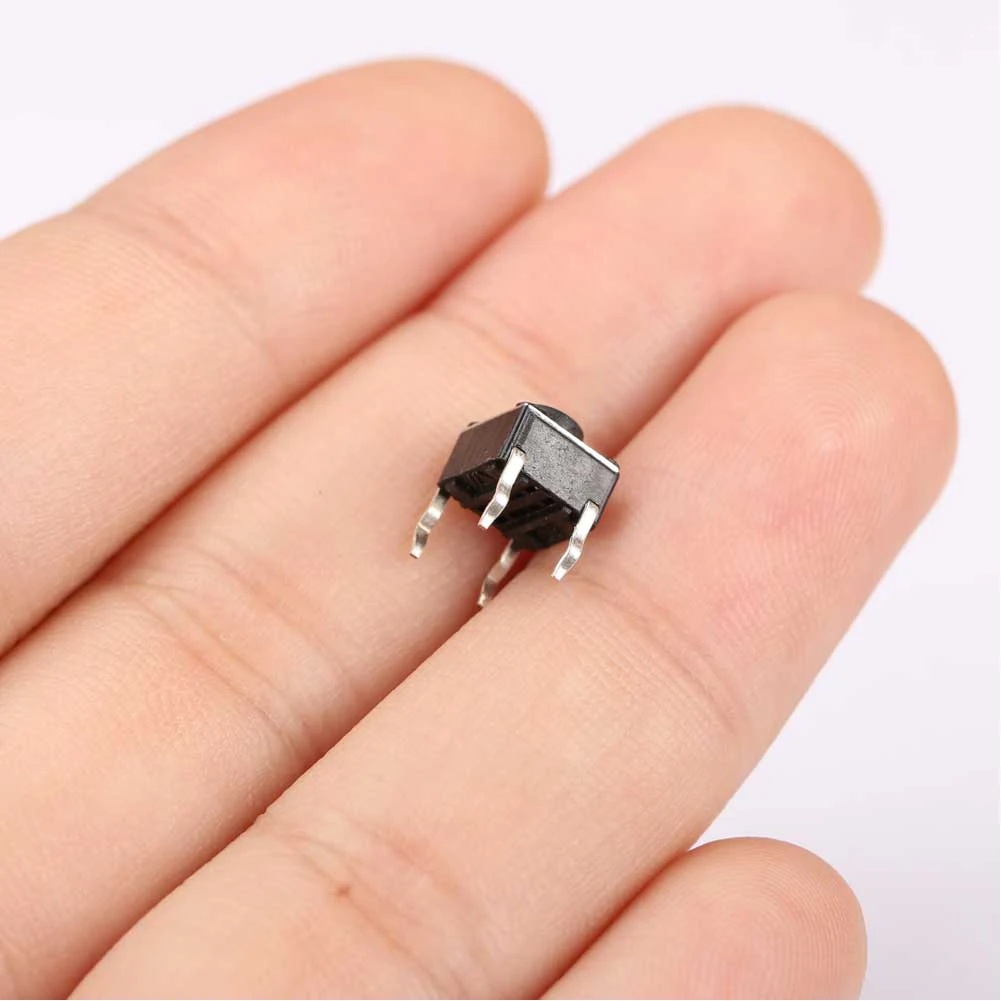 Тактильный кнопочный переключатель 100 шт. Мгновенный Такт 6x6x5 мм 4pin M25|switch| |