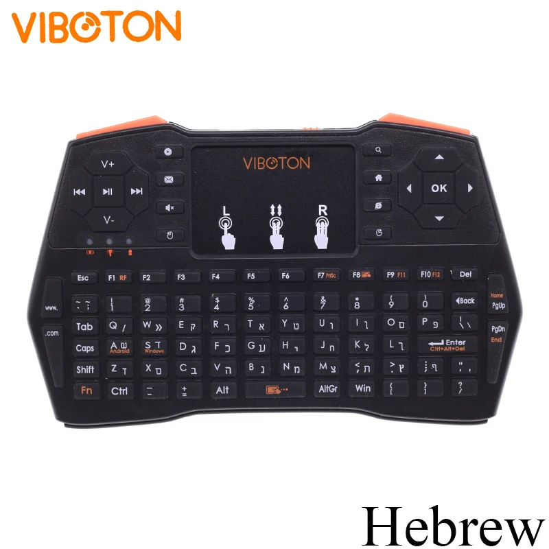 Беспроводная мини-клавиатура Viboton i8 Plus 2 4 ГГц с тачпадом | Компьютеры и офис