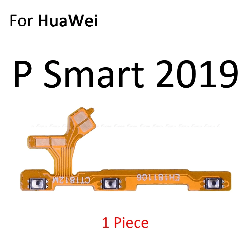 Немой переключатель питания лента-брелок часть для HuaWei mate 20X10 9 Pro Lite P Smart Plus кнопка включения/выключения громкости управление гибким кабелем