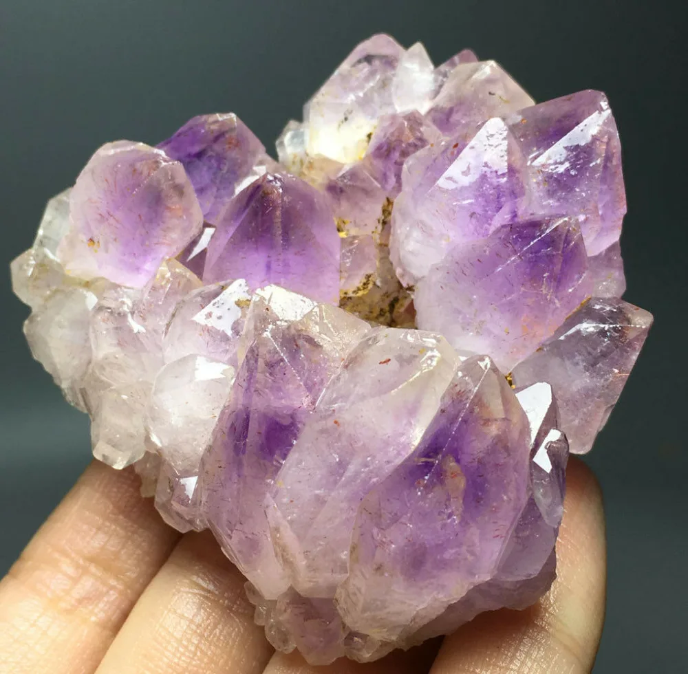 

100g Raw Natural Beautiful Amethyst Skeletal Quartz Crystal Specimen healing crystals