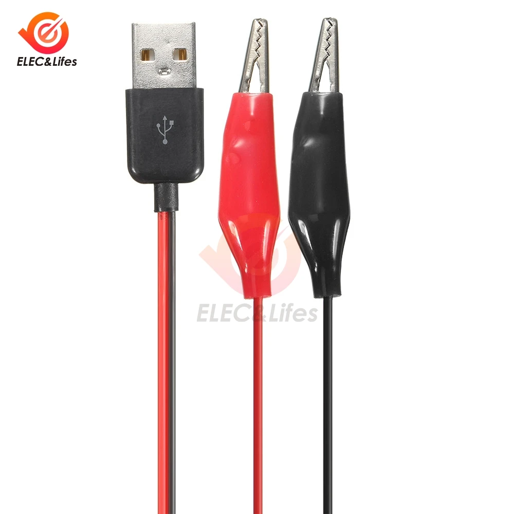 5 шт. USB тестер для измерения напряжения и силы тока|Щипковые зажимы| |