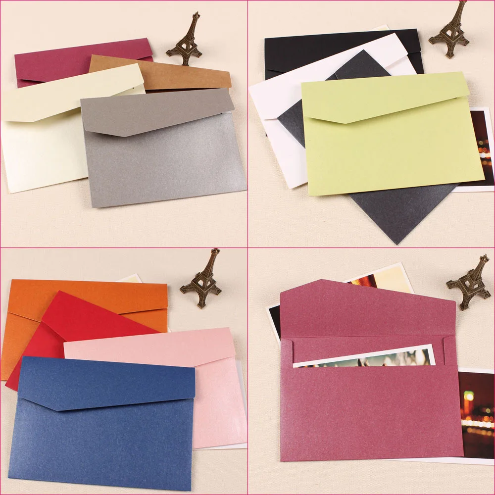 20 шт./лот конверты из крафт бумаги содержащие Простые ретро индивидуальные