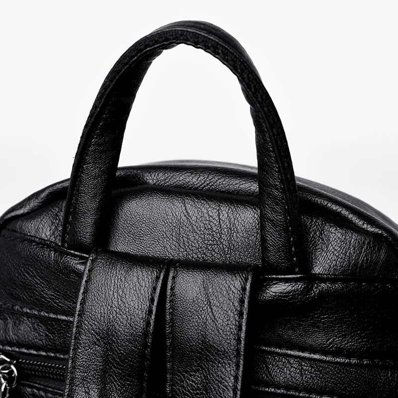 Женские мягкие кожаные рюкзаки, высокое качество, Sac a Dos, женский рюкзак для девочек, винтажный рюкзак, Mochilas, женский рюкзак, Новинка