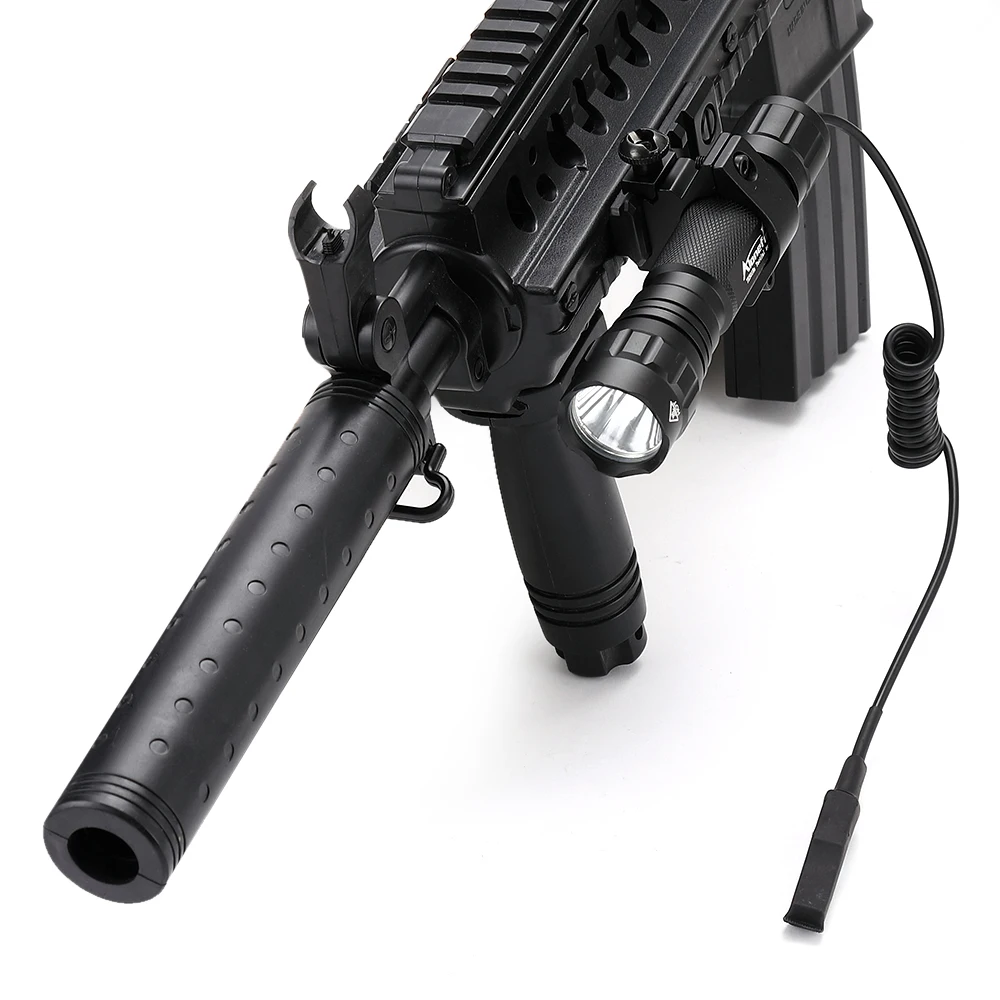 

AloneFire tk503 Led Weapon Gun Light White Tactical hunting Flashlight+Rifle Scope Mount+Remote Switch