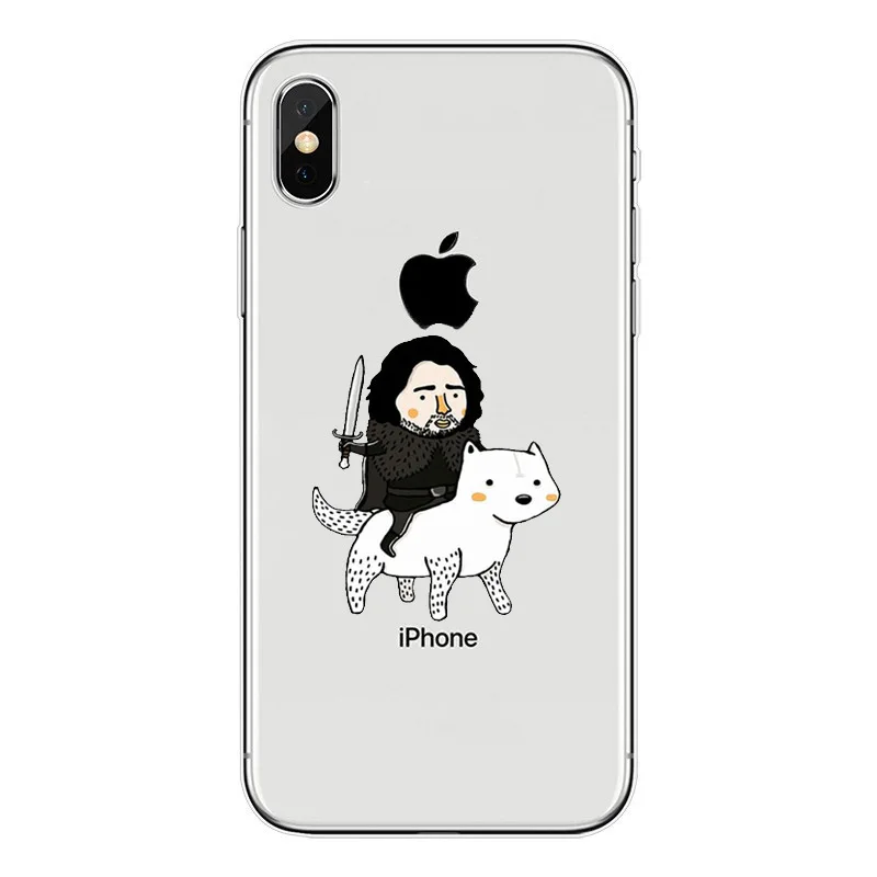 TPU Чехол для телефона игра трона чехол для iPhone 5 5S SE 6 6S Plus 7 7 Plus 8 Plus X 10 XS XR MAX Мягкий Силиконовый ТПУ чехол с принтом - Цвет: TPU