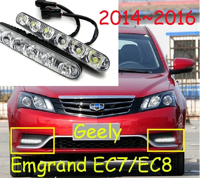 Geely Emgrand светодиодный EC7 EC8 Дневной светильник GX7 туман головной хвост