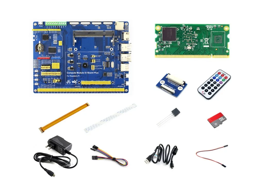 Raspberry Pi Compute Module 3 Lite Development Kit Type A с вычислительным модулем адаптером питания