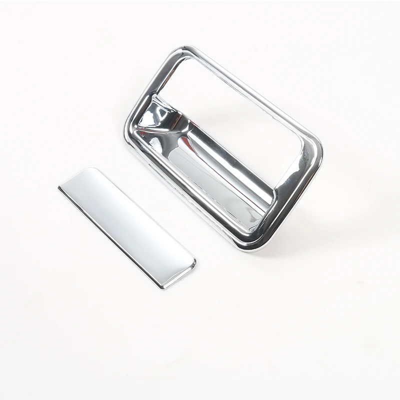 Chrome Tailgate SHINEKA автомобильный Стайлинг Задняя Крышка багажника дверная ручка чаша декоративная накладка внешняя крышка багажника против царапин наклейки для Suzuki Jimny - Название цвета: Chrome Tailgate