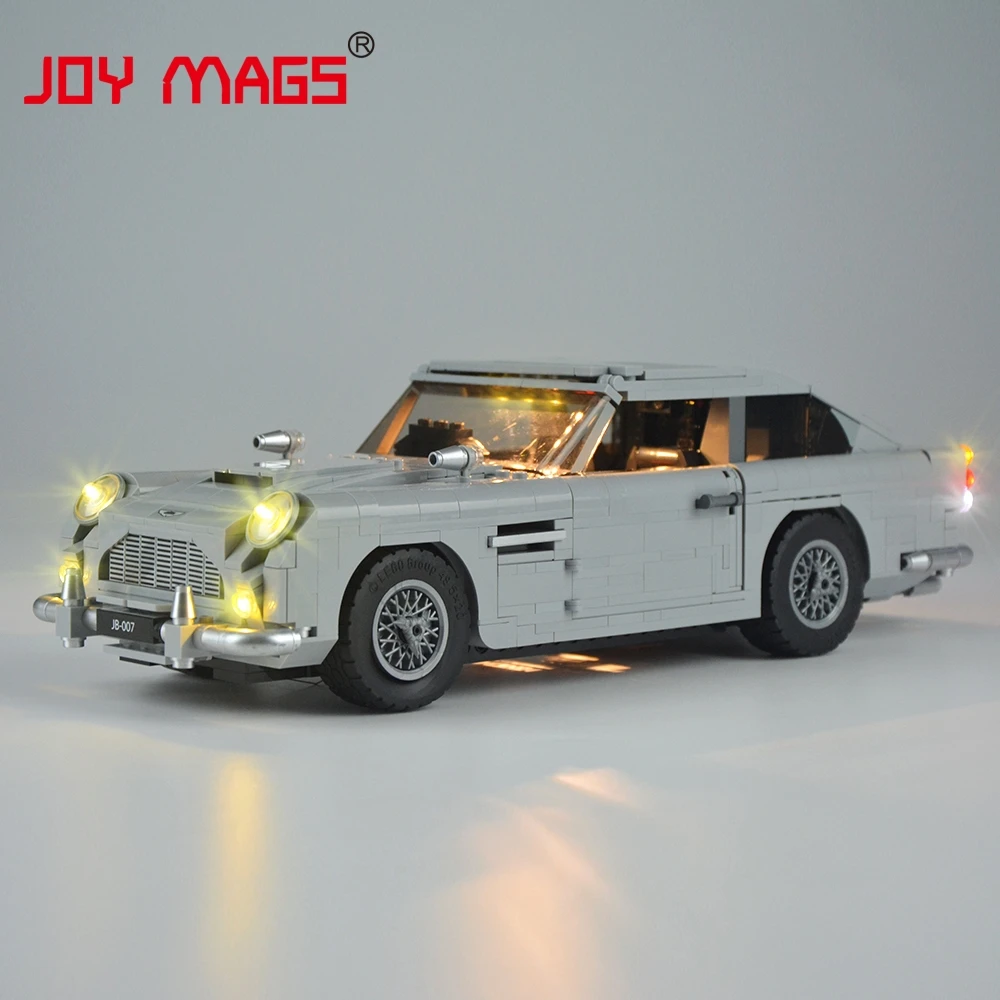 JOY MAGS светодиодный светильник для 10262 Creator James's Bond Aston Marting DB5 светильник совместим с 21046