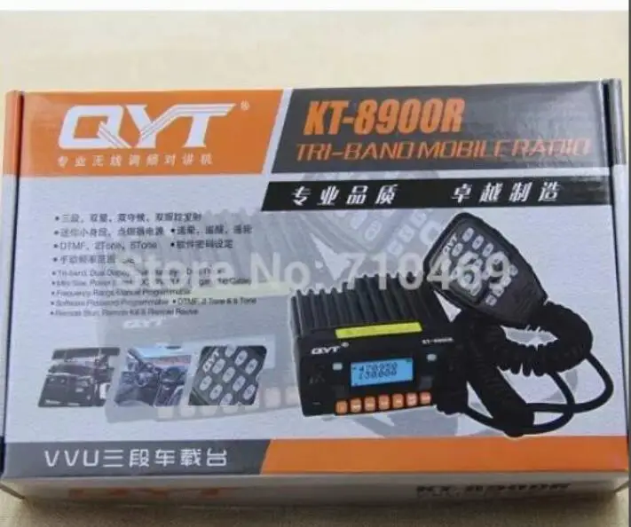 QYT KT 8900R радио móvil Tri banda мини база VHF/220 270 МГц (1 25 м)/tranceptor UHF любительский (HAM) potencia de