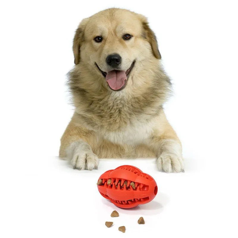 Pet Sof Pet игрушки для собак игрушка забавный интерактивный эластичный шарик жевательная игрушка для собаки зуб чистый шар еды Экстра-жесткий резиновый мяч