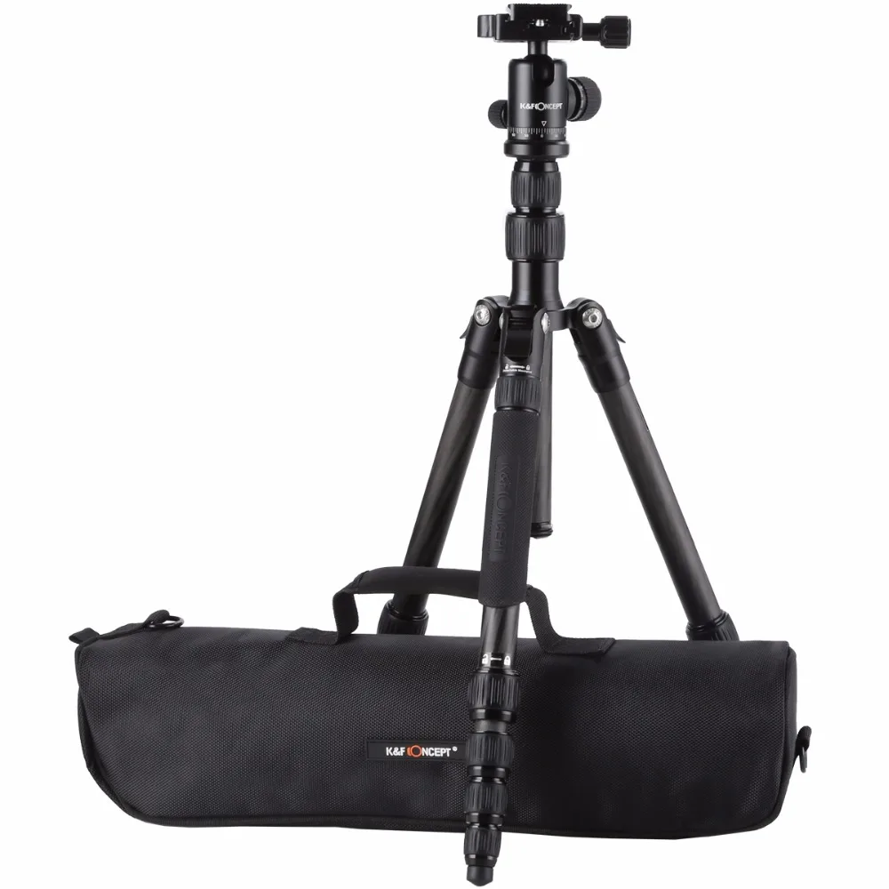 K & F концепция профессионального углеродного волокна путешествия Гибкий штатив