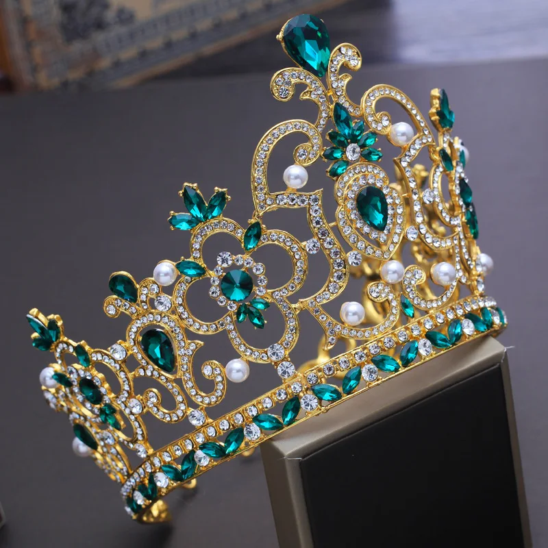 High-grade bride Baroque Crown Accessories Personality Large Headdress Wedding Queen Women Jewelry HD288 | Украшения и аксессуары