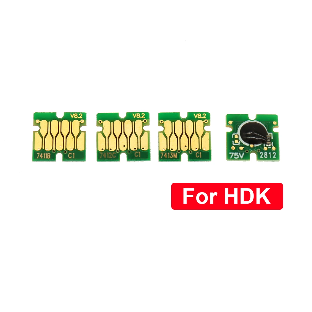 Новый однократный чип T7411 T7414 для картриджа Epson F6000 F7000 F6070 F7070 F7100 F7170 F6200 F7200 F9200 HDK|Чип