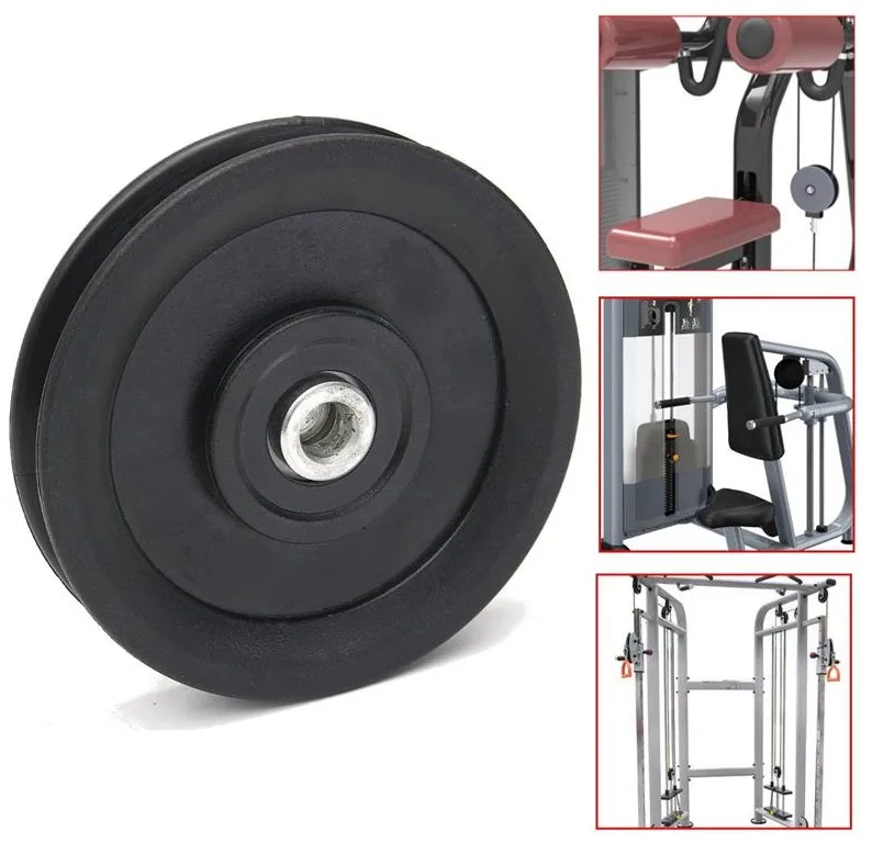 

Шкив, кабельный шкив, тренажерный зал шкив, силовой тренажер шкив, 4,5 "диаметр,