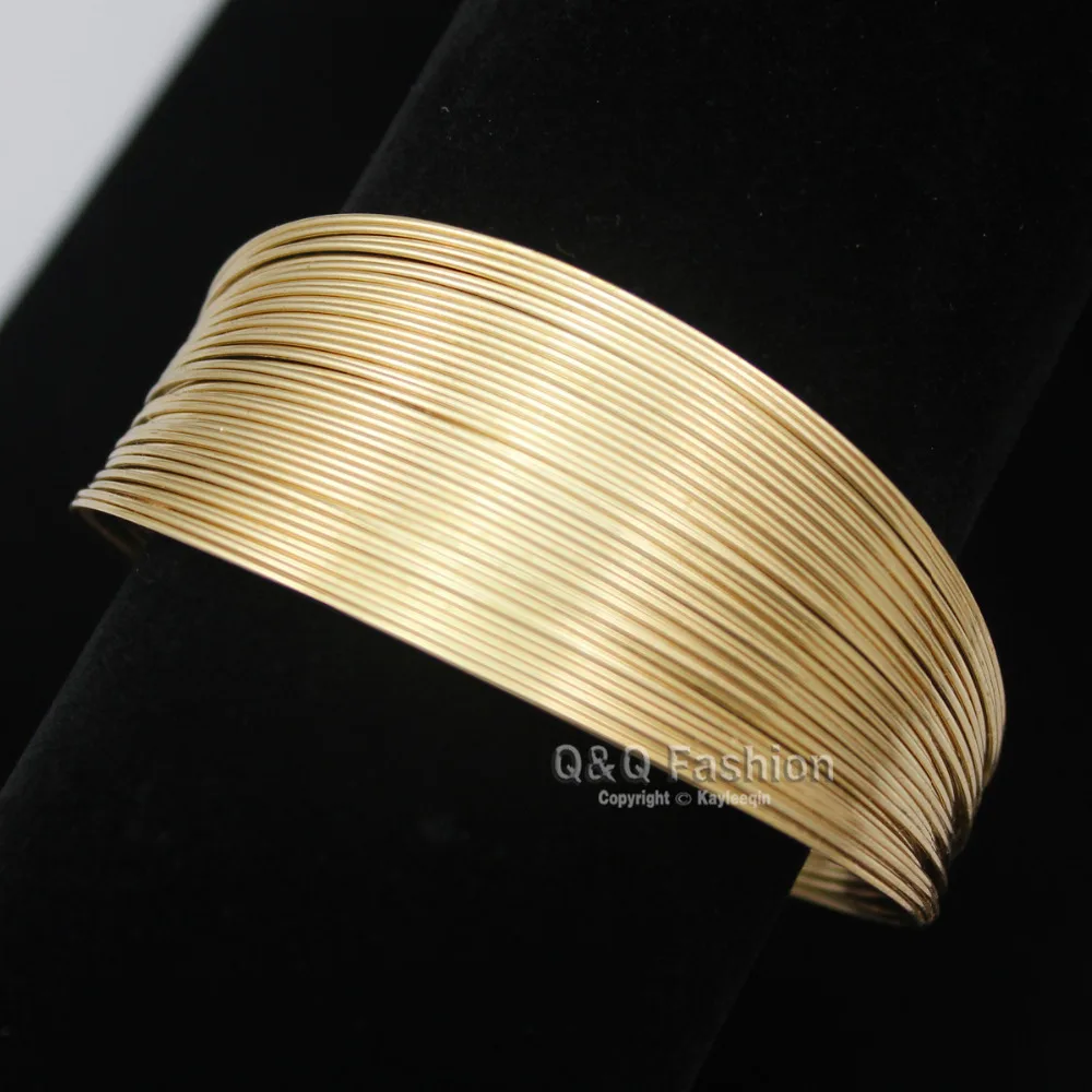 Подиумная Золотая гигипетская Клеопатра 80-х мульти-память тонкая проволока