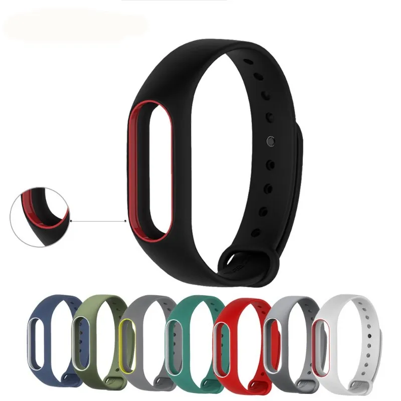 For Xiaomi Mi Band 2 Strap Replacing Smart Bracelet Accessories xiaomi band Colorful Silicone strap | Электроника