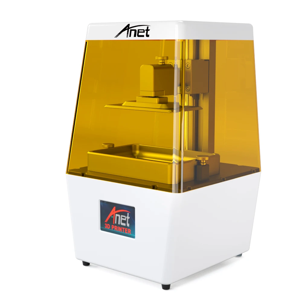 3D принтер Anet N4 UV с ЖК дисплеем высокоточный I3 пластиковым корпусом из