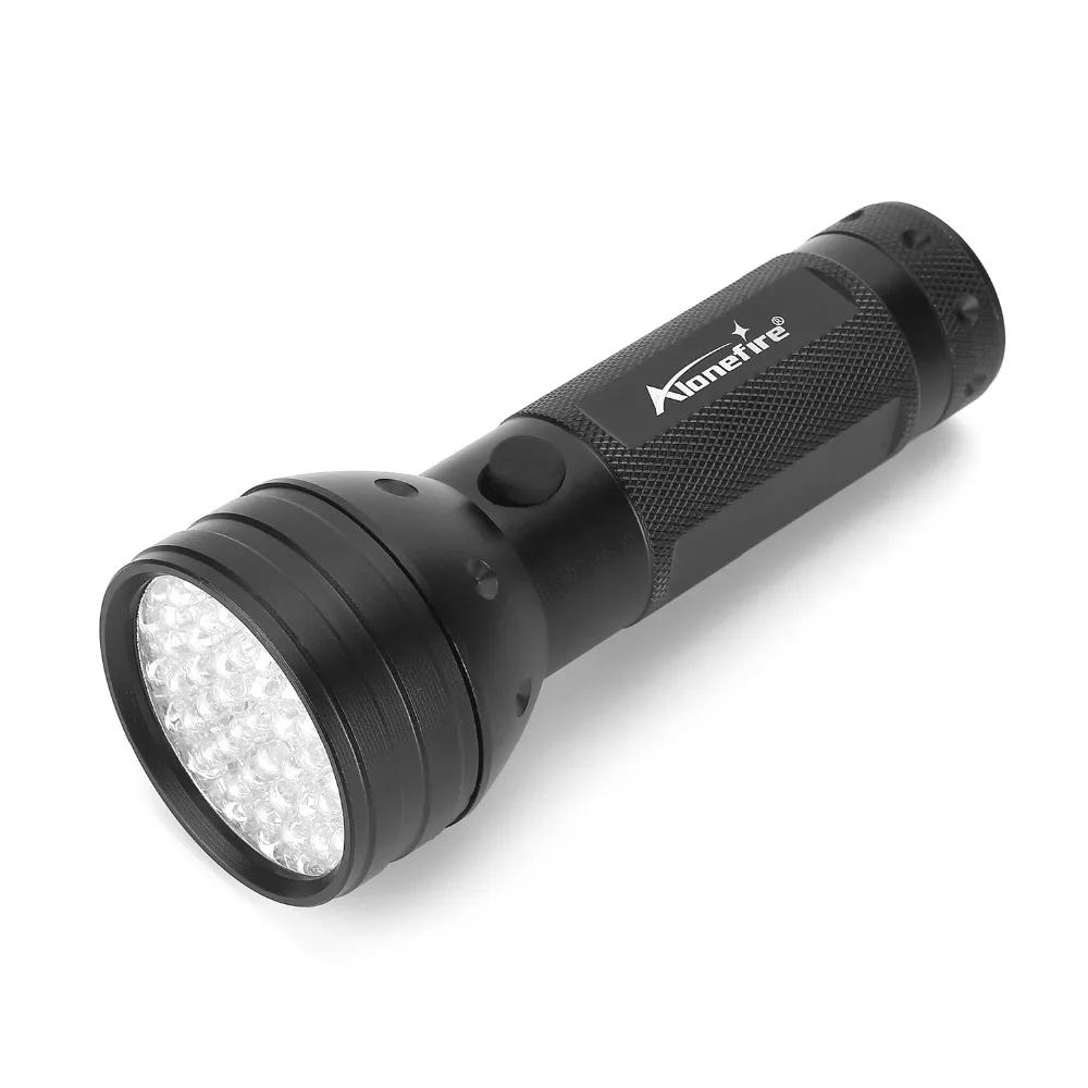 ALONEFIRE 51UV светодиодный светильник 395 400nm UV вспышка ультрафиолетовая Кошка Собака