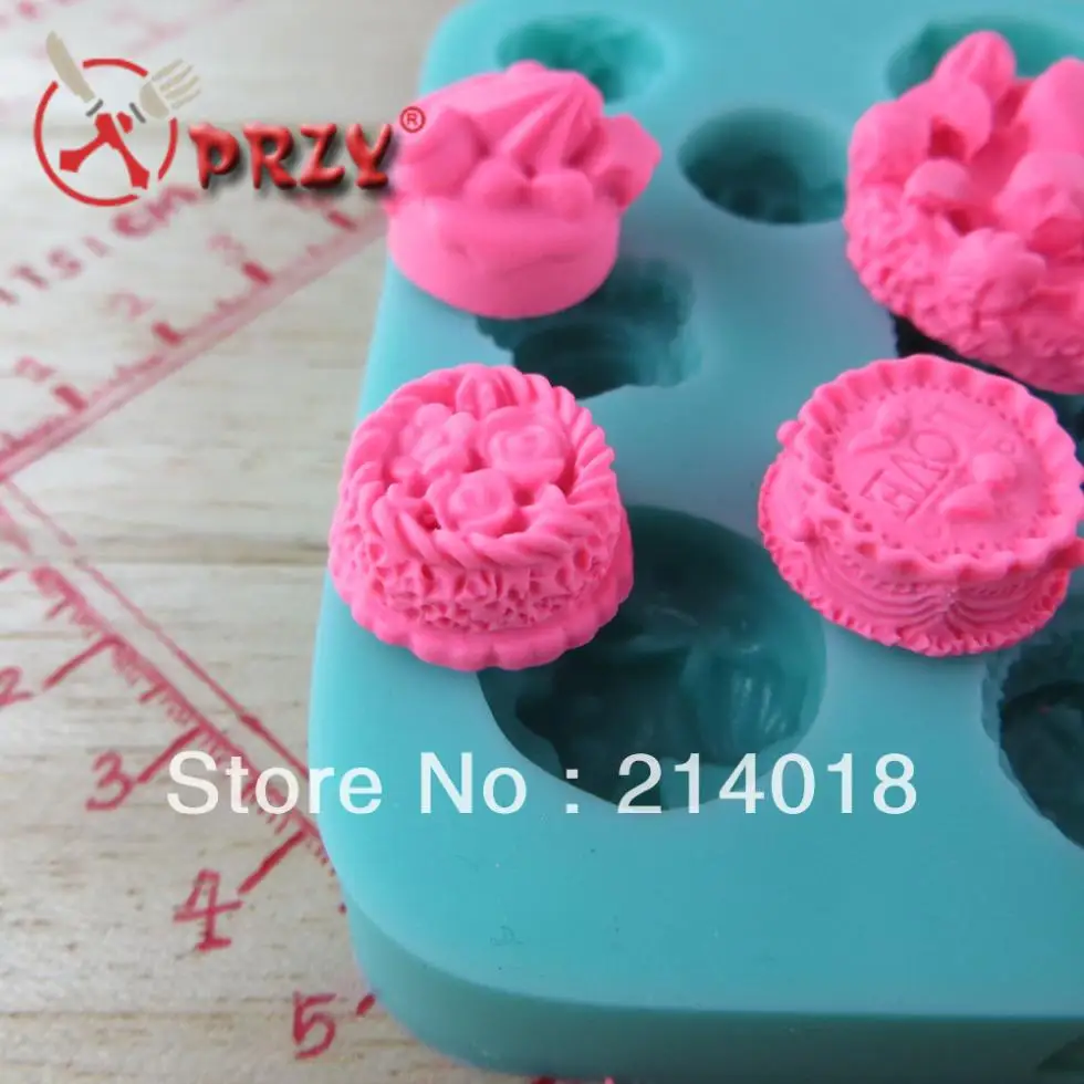 Миниатюрный торт новый стиль большая оптовая продажа Горячая силиконовая форма