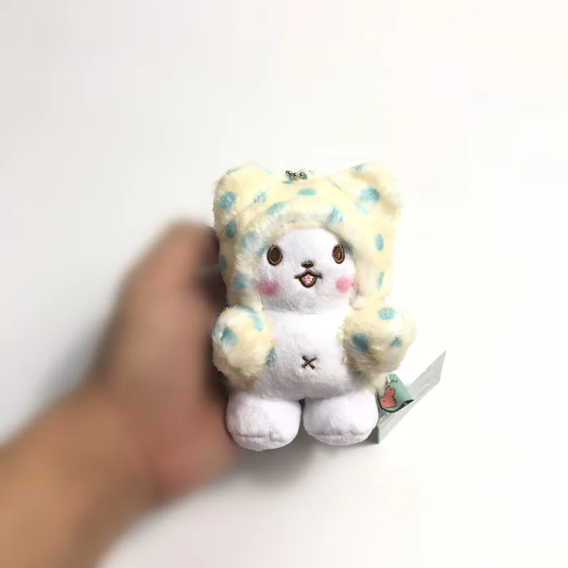 13 или 17 см marumofubijori анимированный Мультфильм Белый Медведь Аниме, плюшевая кукла с узором цепочка Кулон милые игрушки X рождественские подарки Новинка