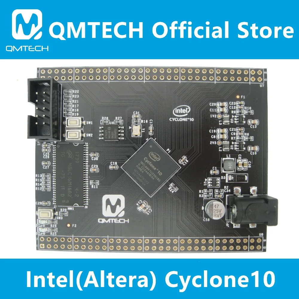 Макетная плата QMTECH Intel Alter FPGA Cyclone 10 Cyclone10 10CL006 32 Мб SDRAM|Аксессуары для