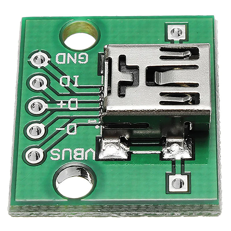 10 шт. мини Usb для Dip женской головки Mini-5P патч 2 54 мм плата адаптера |
