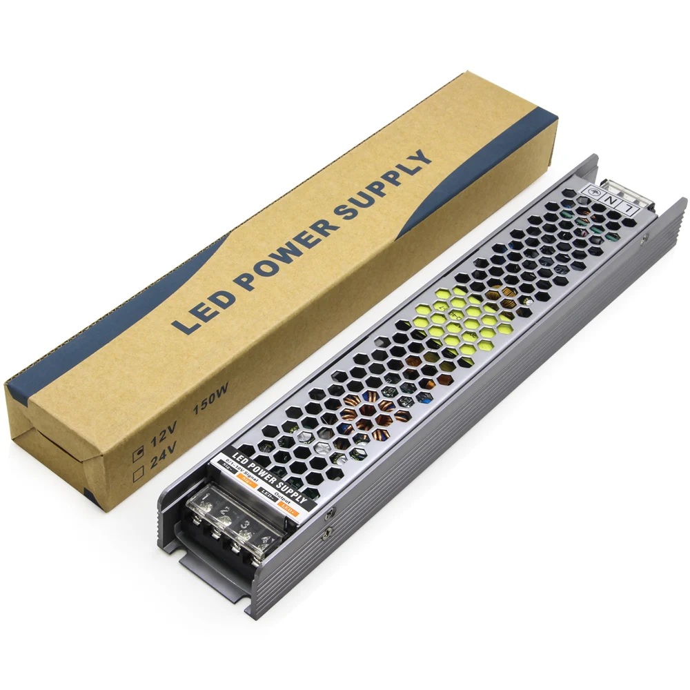 150 Вт ультра тонкий светодиодный источник питания с затемнением ТРИАК 1 10 В