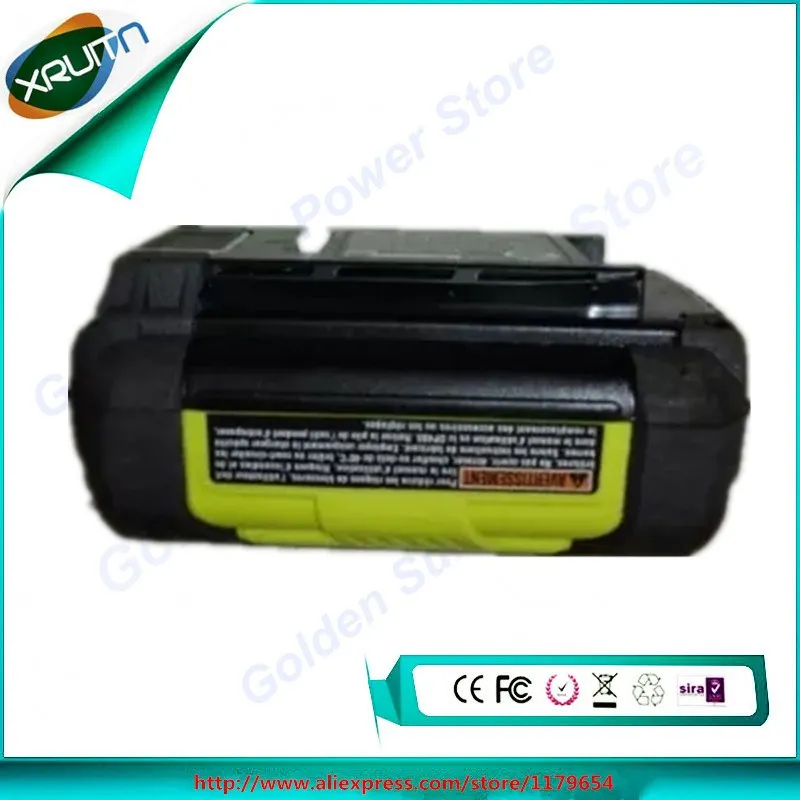 Бесплатная доставка используется оригинальный литий ионный аккумулятор для RYOBI