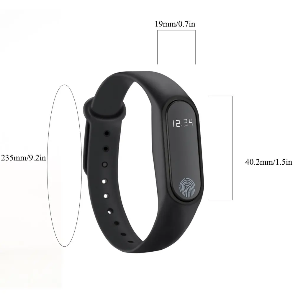 Умный Браслет для сна IP67 M2 фитнес Horloge OLED умный сенсорный экран BT 4,0 Фитнес браслет трекер Hartslagmeter