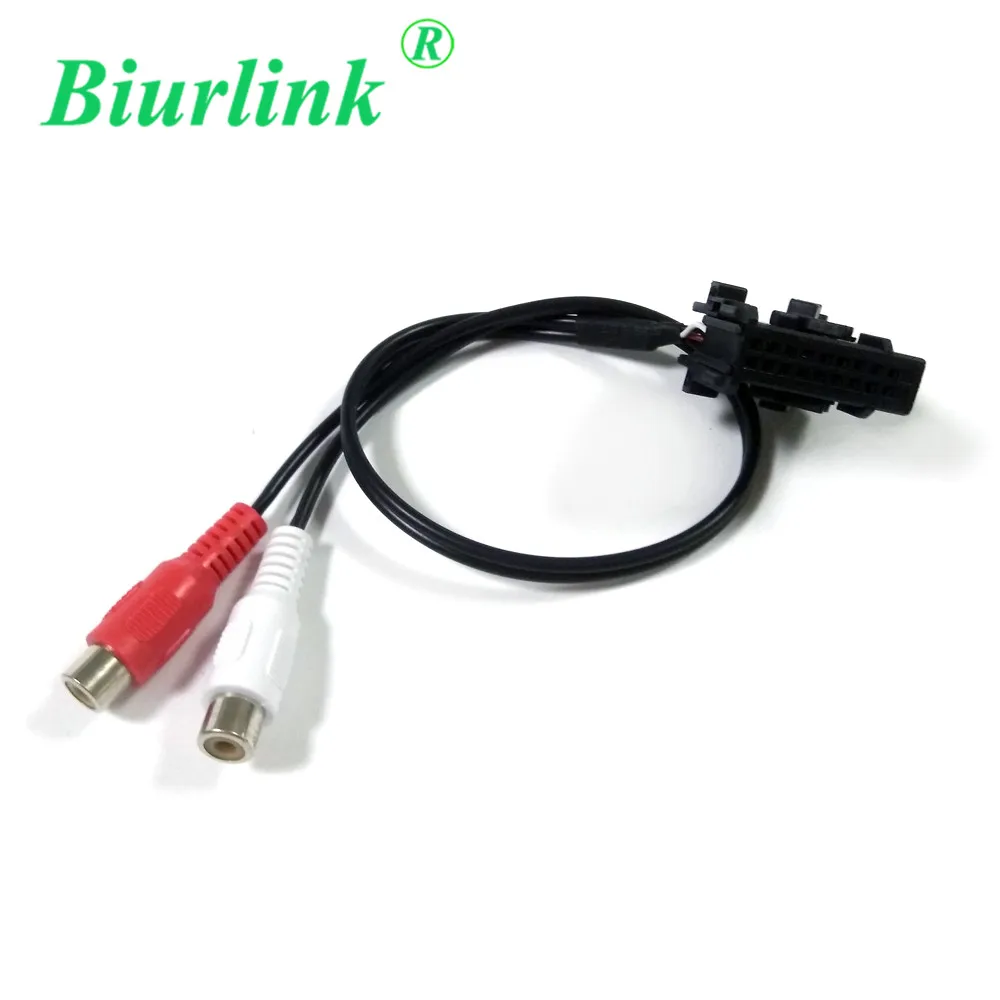 18 контактный разъем Biurlink RCA AUX кабель аудиовход адаптер для хоста компакт дисков