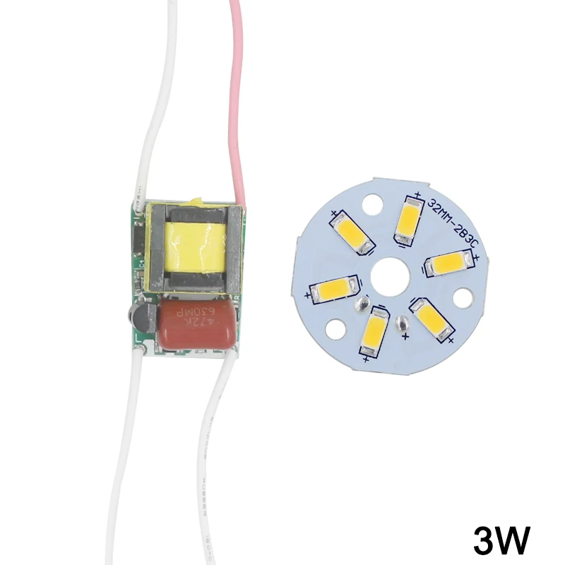 Светодиодный светильник 5730SMD 1 комплект с регулируемой яркостью + AC90-265V | Лампы и
