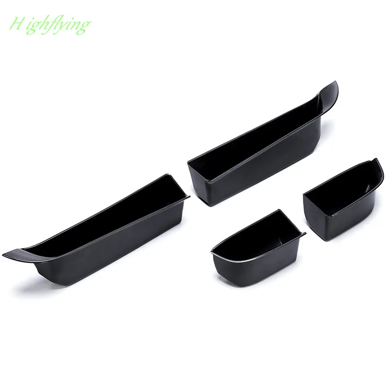 Front rear Door 4pcs Передняя/задняя дверь внутренняя коробка для хранения Контейнер для Toyota Highlander - Название цвета: Front rear Door 4pcs