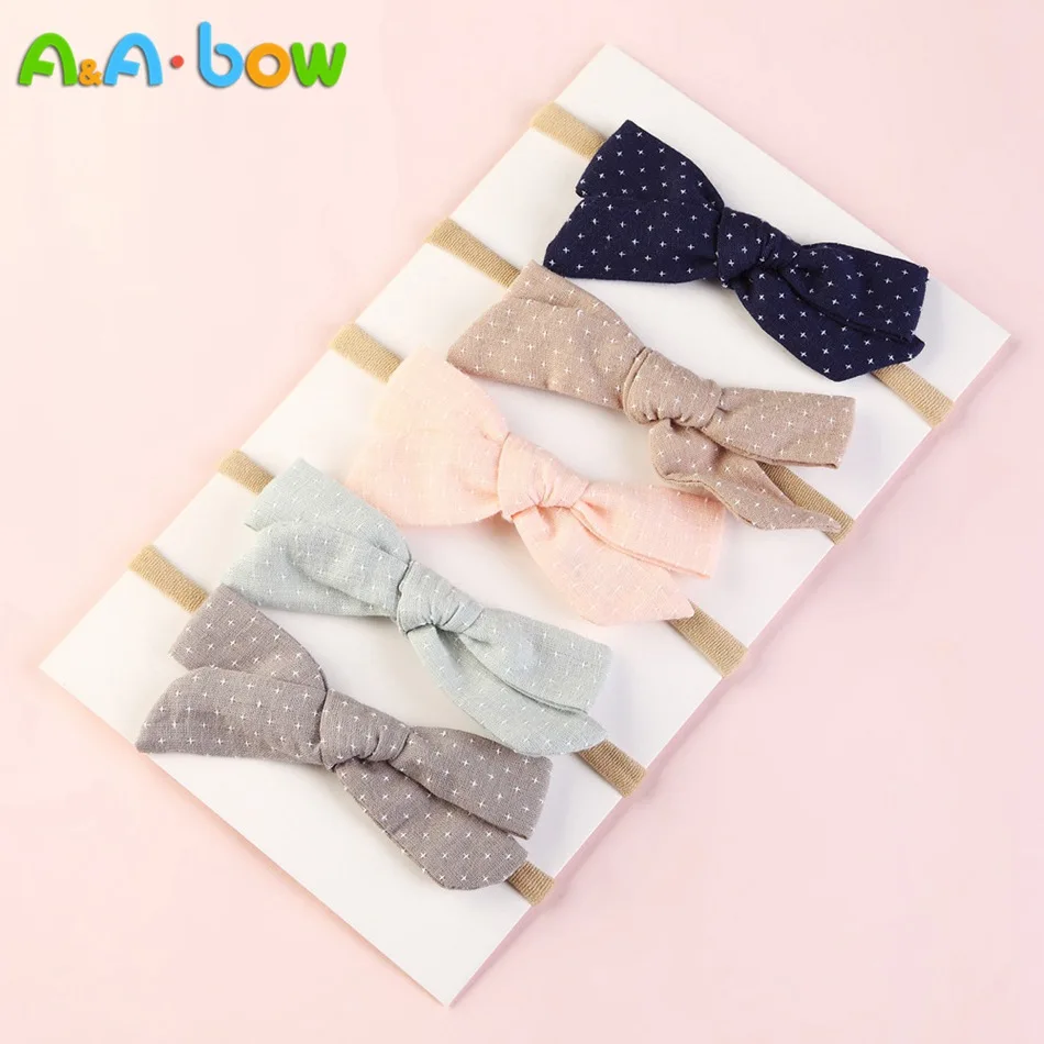 

13pcs/lot Kids Cute Knot Elastic Hair band star dot Hair Accessories Cotton Headband Ring Hair Headbands for girls hairwear