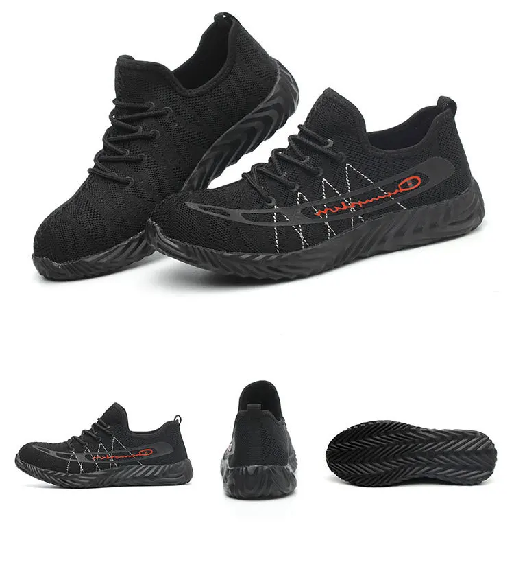 Стальным носком для женщин и мужчин безопасная рабочая обувь со анти