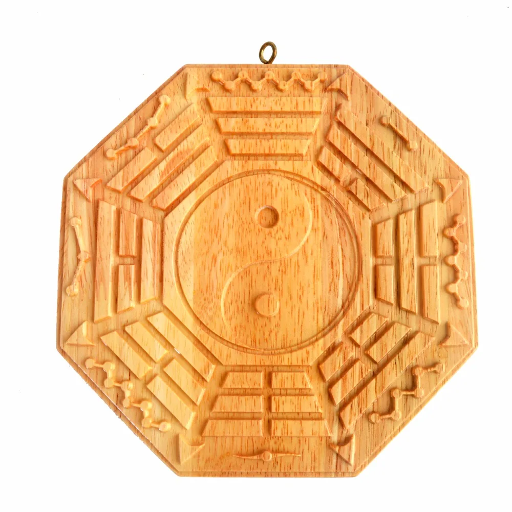 Фэн шуй персиковое дерево Тай Цзи брикет 6 дюймов/Персиковое искусственное