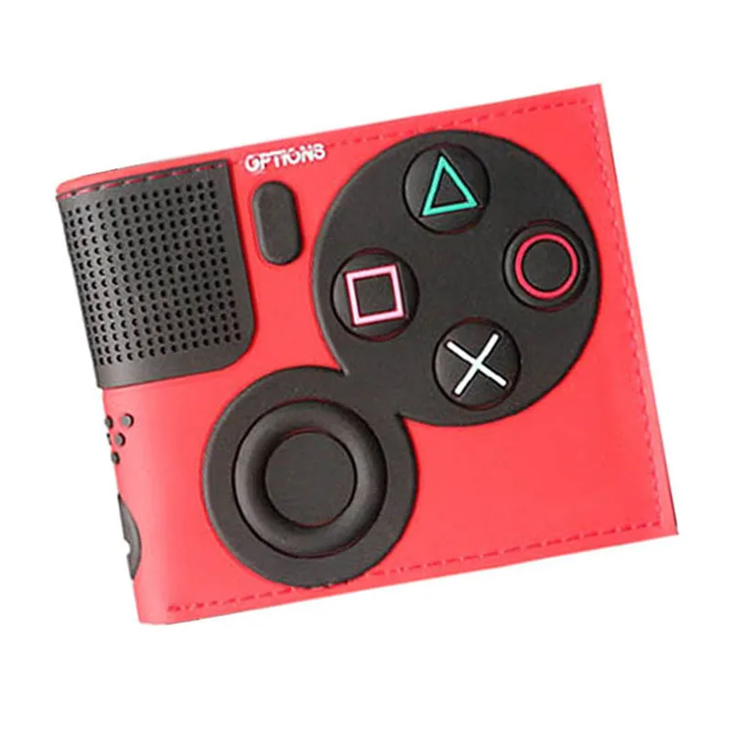 Игровой кошелек для PlayStation 4 с отделением монет ID карт 3D Touch PVC короткий portefeuille homme &