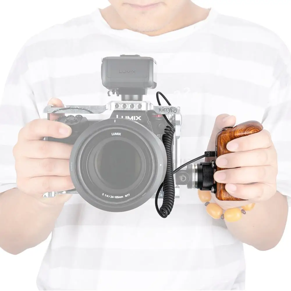 Niceyrig для Panasonic S1 S1R GH5S GH5 G9 G85 G7 GH4 GH3 GH2 левая деревянная ручка управления с