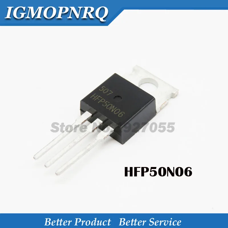 10 шт./HFP50N06 FQP50N06 RFP50N06 KIA50N06-220 60 v50a Силовые транзисторы NPN МОП-трубка с полевым эффектом
