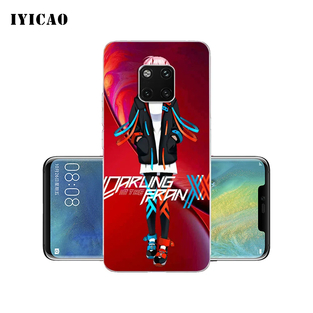 IYICAO DARLING in the FRANXX Мягкий силиконовый чехол для телефона Huawei Mate 10 20 Lite Pro Nova 2 2i 3 3i 4 TPU