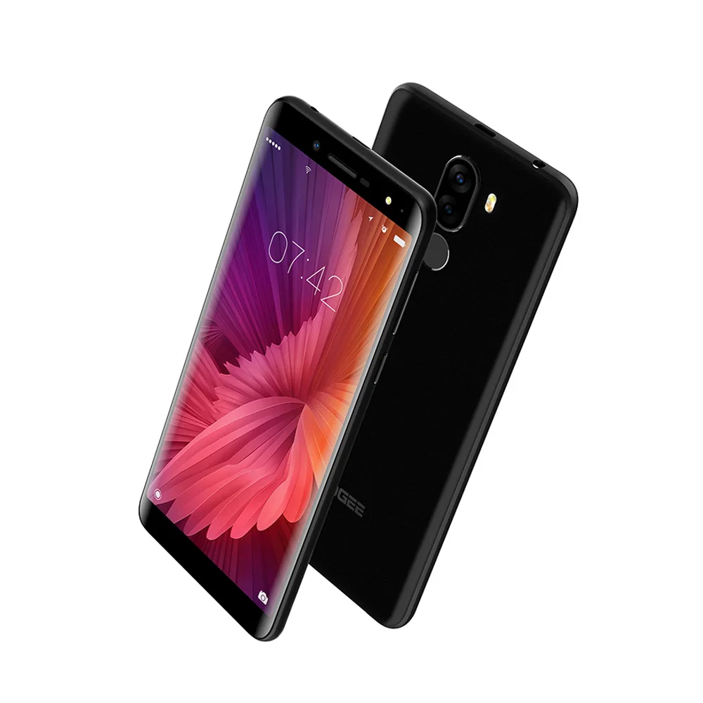 DOOGEE X60L 2GB 16GB 5.5" HD 18:9 Cell Phone Android 7.0 MTK6737 Quad Core 13MP Dual Rear Cameras 3300mAh 4G LTE Smartphone