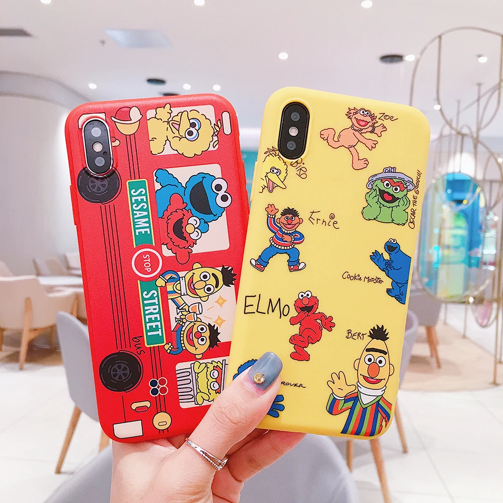 Горячие уличные чехлы для телефонов Sesame iPhone XS MAX XR мягкий силиконовый чехол из ТПУ