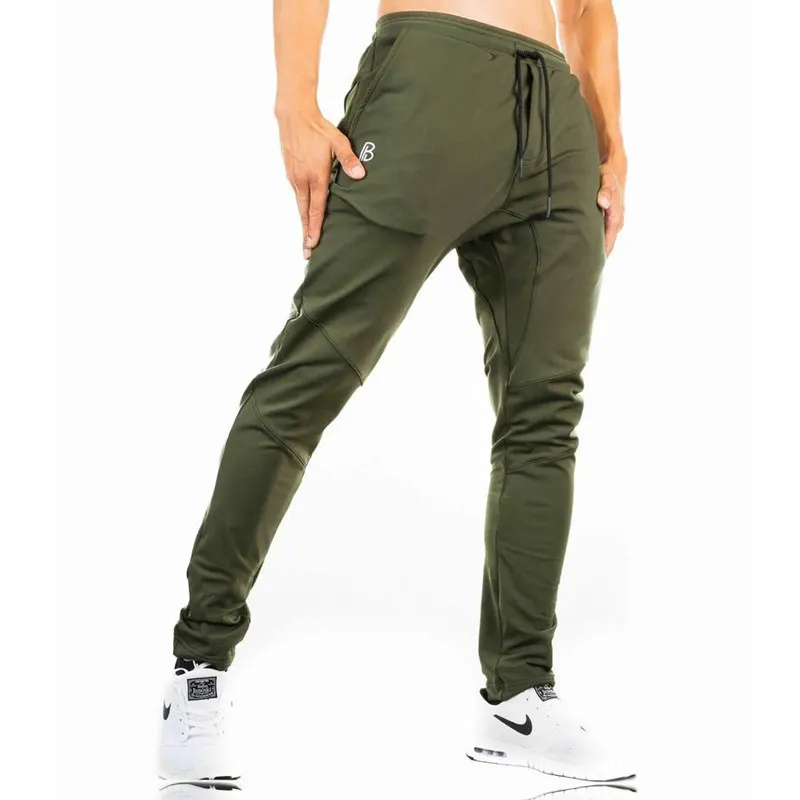 

Men Cotton Drawstring Sweatpants Casual Fashion Army Green Pant Gyms Fitness Workout Slim Trousers Man Jogger Brand Pencil Pants