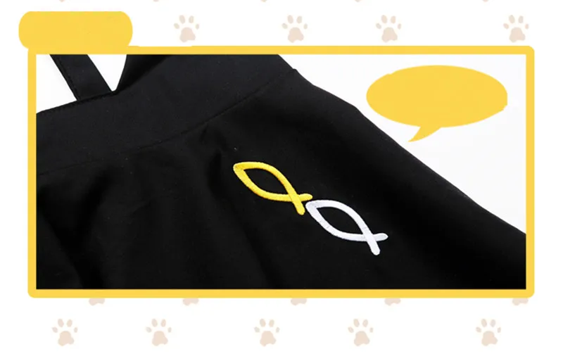 Anime Game Neko Atsume Cosplay costume High Quality Shirt+Suspender Skirt Suit | Тематическая одежда и униформа