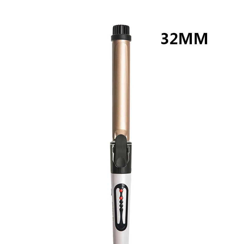 32mm Настоящие бигуди Rizador Pelo, электрические щипцы для завивки, бигуди, диагностический инструмент-щипцы для волос, стайлер, волнистый уход, инструменты для красоты - Цвет: 32mm