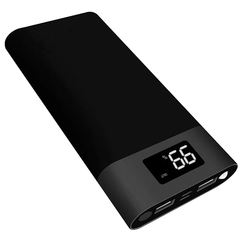 Универсальный внешний аккумулятор 20000 мАч с двумя USB портами для Iphone 7 8 Plus Xiaomi Samsung